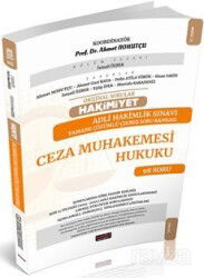Orijinal Sorular Hakimiyet Adli Hakimlik Sınavı Ceza Muhakemesi Hukuku Çıkmış Soru Bankası - Savaş Yayınları