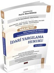 Orijinal Sorular Hakimiyet Adli Hakimlik Sınavı İdari Yargılama Hukuku Çıkmış Soru Bankası - Savaş Yayınları