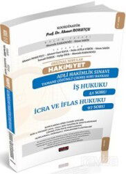 Orijinal Sorular Hakimiyet Adli Hakimlik Sınavı İş Hukuku-İcra Ve İflas Hukuku Çıkmış Soru Bankası - Savaş Yayınları