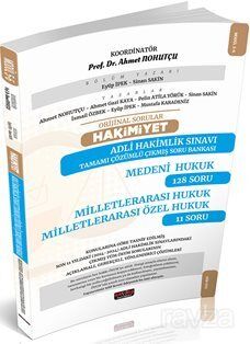 Orijinal Sorular Hakimiyet Adli Hakimlik Sınavı Medeni Hukuk-Milletlerarası Hukuk Çıkmış Soru Bankas - 1