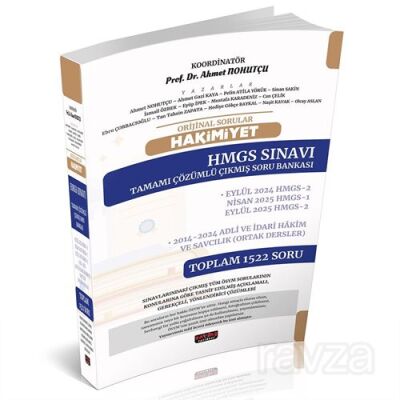 Orijinal Sorular Hakimiyet HMGS Sınavı Çıkmış Soru Bankası - 1