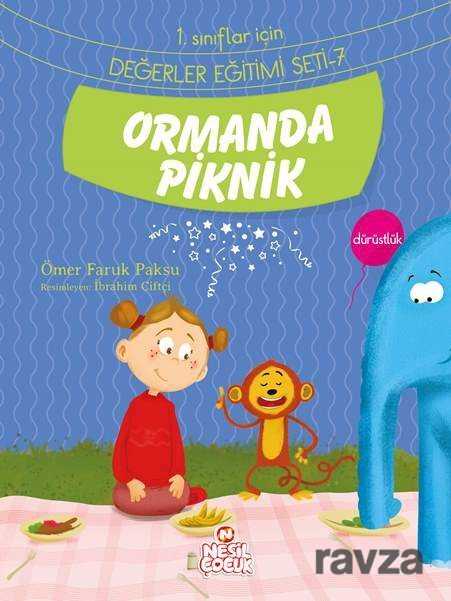 Ormanda Piknik / 1. Sınıflar İçin Değerler Eğitimi Seti 7 - Nesil Çocuk Yayınları