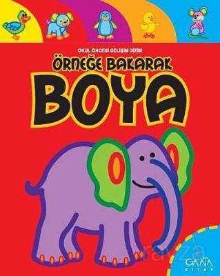 Örneğe Bakarak Boya - Hayvanlar 1 (Fil) - 1