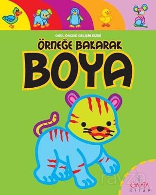 Örneğe Bakarak Boya - Hayvanlar 5 (Kedi) - 1