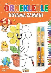 Örneklerle Boyama Zamanı - Turuncu Kitap - 0-6 Yaş Yayınları