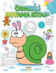 Örnekli Boyama Kitabı-1 - Nar Yayınları