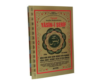 Orta Boy 41 Yasini Serif Arapça Türkçe Okunus Türkçe Meal Satir Alti Tecvid - 1