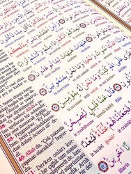 Orta Boy Satır Altı Türkçe Okunuşlu ve Türkçe Mealli Renkli Kuran-ı Kerim - 2