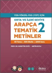 Orta ve İleri Seviye Arapça Tematik Metinler 2 - Akdem Yayınları