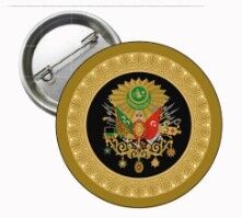 Osmanli Tugra Islami Igneli Rozet - 2