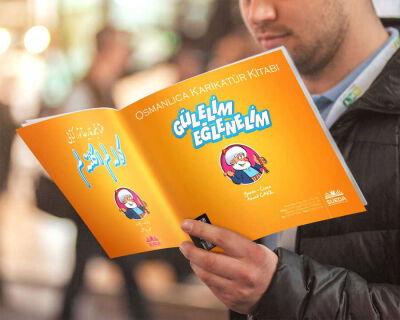 Gülelim Eğlenelim / Osmanlıca Karikatür Kitabı - 7