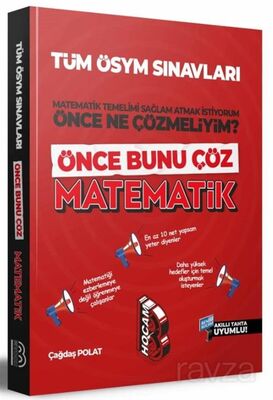 ÖSYM Sınavları İçin Önce Bunu Çöz Matematik Soru Bankası - 1