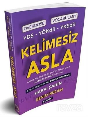 Overdose Vocabulary YDS-YÖKdil-YKSdil Kelimesiz Asla - 1
