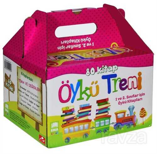 Öykü Treni Seti (80 Kitap Takım) 1. ve 2. Sınıflar İçin Düz Yazılı - Ema Çocuk