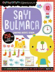 Oynuyorum Öğreniyorum Sayı Bulmaca Çıkartmalı Aktivite Kitabım - İndigo Çocuk