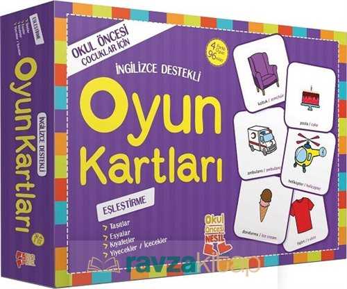 Oyun Kartları - Eşleştirme - Nesil Çocuk Yayınları
