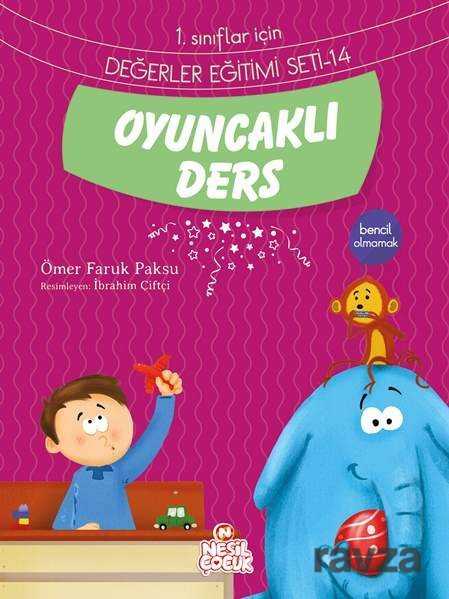 Oyuncaklı Ders / 1. Sınıflar İçin Değerler Eğitimi Seti 14 - Nesil Çocuk Yayınları