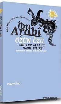 Özün Özü arabi - Hayy Kitap