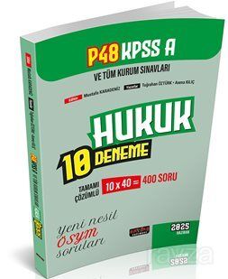 P48 KPSS A Grubu Hukuk 10 Deneme - 1