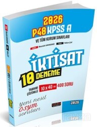 P48 KPSS A Grubu İktisat 10 Deneme - Savaş Yayınları