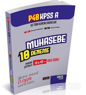 P48 KPSS A Grubu Muhasebe 10 Deneme - 1