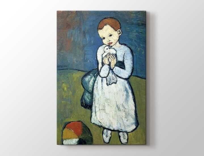 Pablo Picasso - Child with a Dove Tablo |60 X 80 cm| - 1