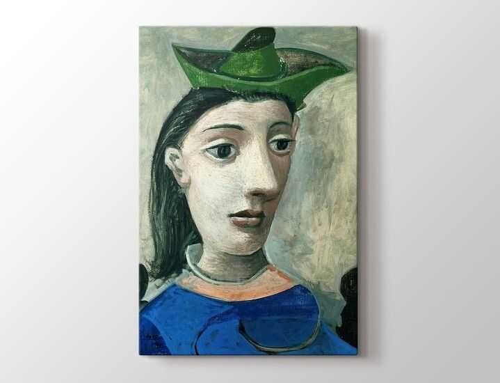 Pablo Picasso - Donna Con Capello Verde Tablo |60 X 80 cm| - 1