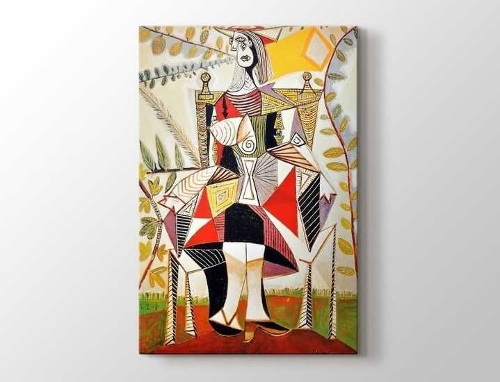 Pablo Picasso - Femme au Jardin Tablo |80 X 80 cm| - 1