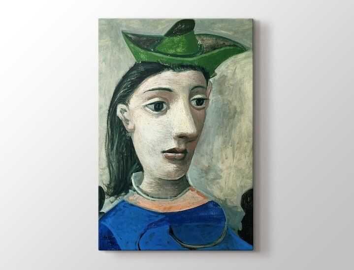 Pablo Picasso - Donna Con Capello Verde Tablo |50 X 70 cm| - K4NWS
