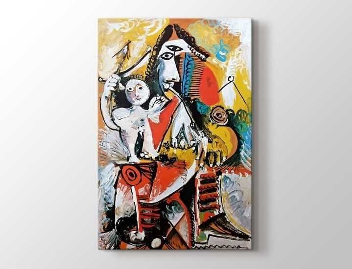 Pablo Picasso - Musketeer and Amor Tablo |80 X 80 cm| - 1