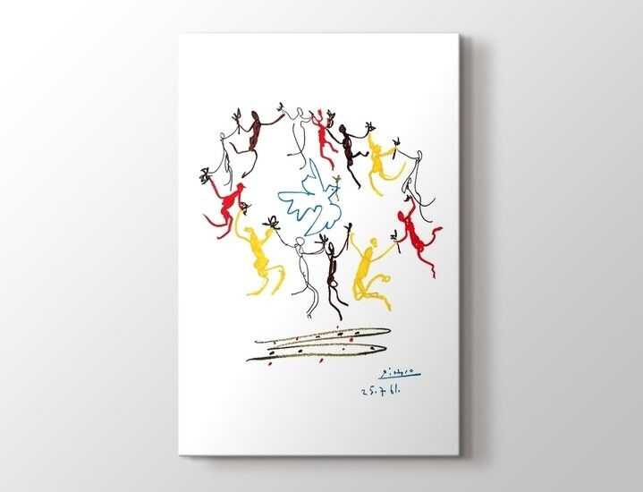 Pablo Picasso - The Dance of Youth Tablo |80 X 80 cm| - 1