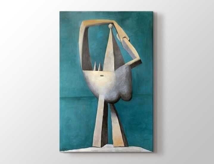 Pablo Picasso - Nude Standing by the Sea Tablo |50 X 70 cm| - 1