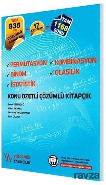 Permütasyon Kombinasyon Binom Olasılık İstatistik Konu Özetli Çözümlü Kitapçık - 1