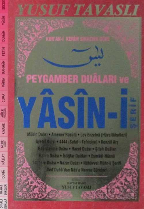 Peygamber Duaları ve Yasin-i Şerif (Kod:D69) - Tavaslı Yayınları