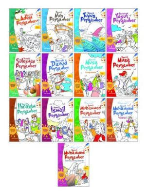 Peygamber Hikayeleri Boyama Kitapları Seti (13 Kitap) - 2