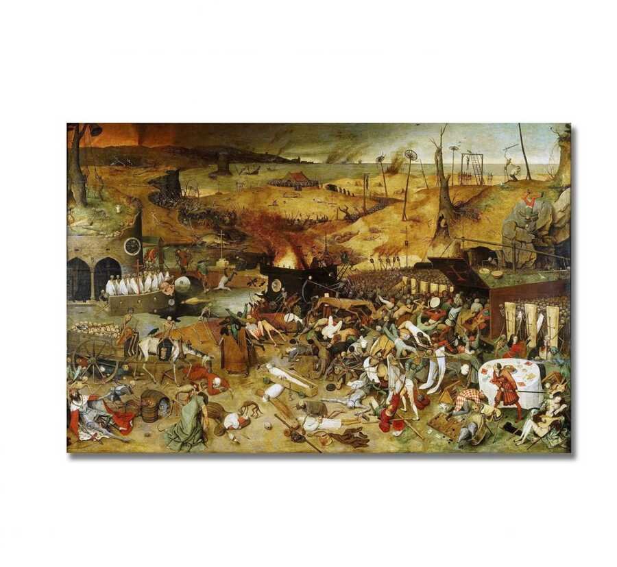 Pieter Brugel - The Triumph of Death Tablo |60 X 80 cm| - 1