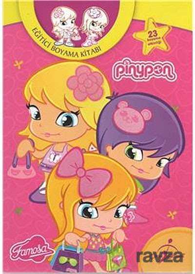 Pinypon Eğitici Boyama Kitabı Pembe - 1