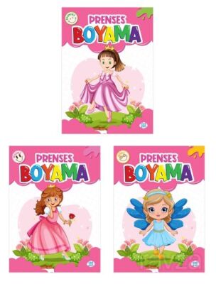 Prenses Boyama Seti (3 Kitap Takım) - 1