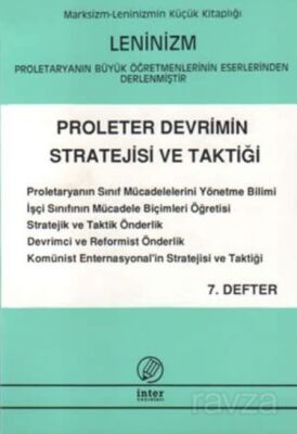 Proleter Devrimin Stratejisi ve Taktiği - 1