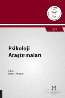 Psikoloji Araştırmaları (AYBAK 2019 Eylül) - 1