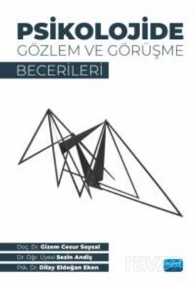 Psikolojide Gözlem ve Görüşme Becerileri - 1