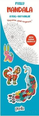 Puslu Mandala Çocuk Ayraç / Hayvanlar - 1