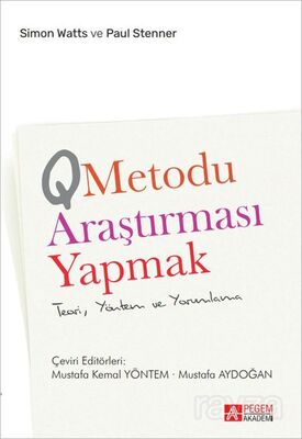 Q Metodu Araştırması Yapmak Teori Yöntem ve Yorumlama - 1