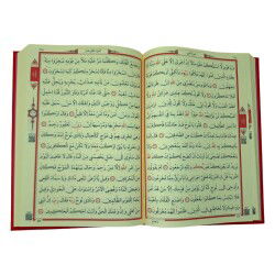 Rahle Boy Kurani Kerim Bez Cilt Kirmizi - 3