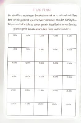 Ramazan Ajandasi 3 - 11