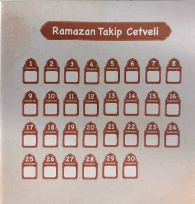 Ramazan Etkinlik Defteri (Boyamali) - 3