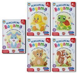 Rengarenk Boyama (5 Kitap Takım) - Koloni Çocuk