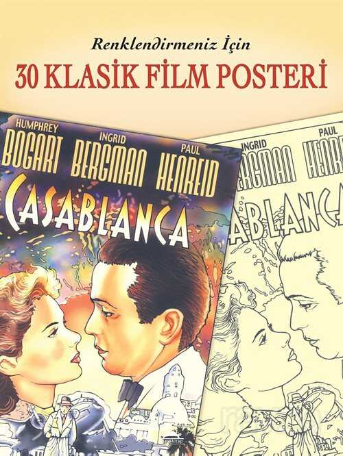 Renklendirmeniz İçin 30 Klasik Film Posteri - Maya Kitap