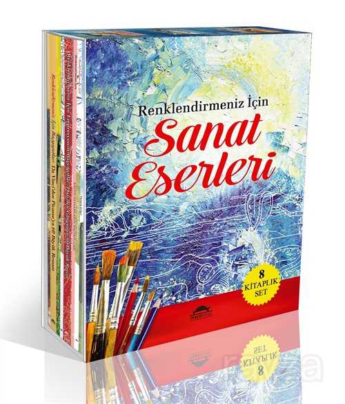 Renklendirmeniz İçin Sanat Eserleri (8 Kitaplık Set) - Maya Kitap
