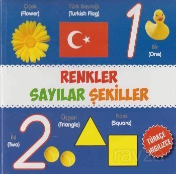 Renkler Sayılar Şekiller (Türkçe-İngilizce) - 1